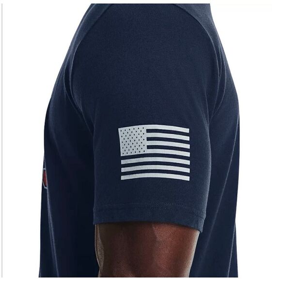 Under Armour Freedom United States Tee- Size XXL Tall - Picture 3 of 9